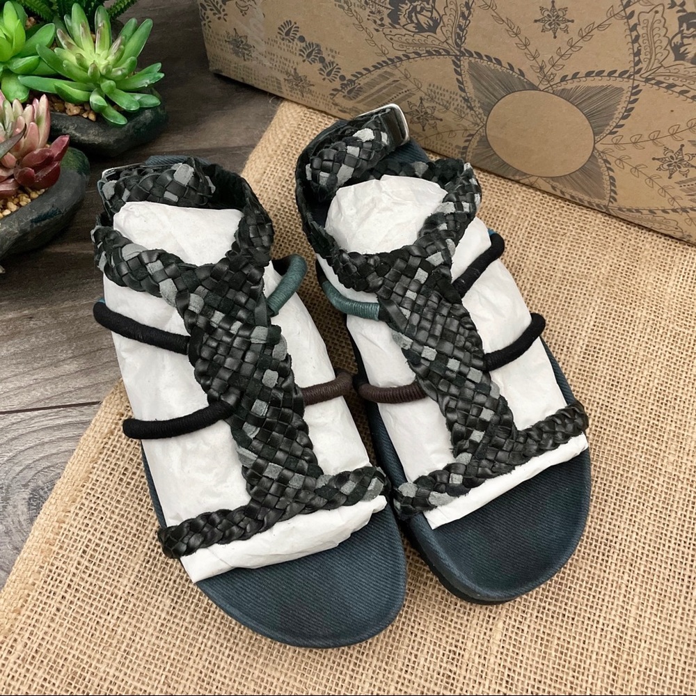 NIB Free People Denali Woven Footbed Sandal 38 8 - Picture 8 of 15